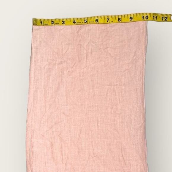 NWT | Krisa | Sleeveless Crop Linen Jumpsuit | Light Pink | Small - Picture 12 of 13